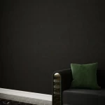 ورق جداري تصميم سادة، مقاس 10 م×50 سم، لون اسود