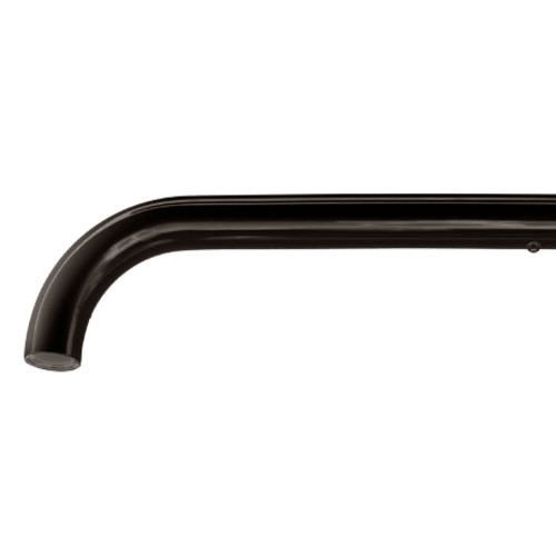 Wall Bathroom Washbasin Mixer With Frame, Matte Black, Depth 25 cm, Width 7 cm | Hatch Company