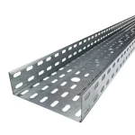 Aluminum Straight Perforated Cable Tray, Inside Flange, 60mm Height, 150mm Width, 1.5mm Thick | BAHRA