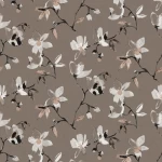 ورق جداري ورود بلجيكي مقاس 10 م× 0.53 م، لون بني.