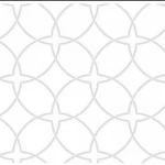 ورق جدران منقوش مقاس 15.6 م×100 سم، لون ابيض مع رمادي