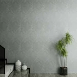 ورق جداري رمادي كلاسيك، مقاس 10م × 50 سم 