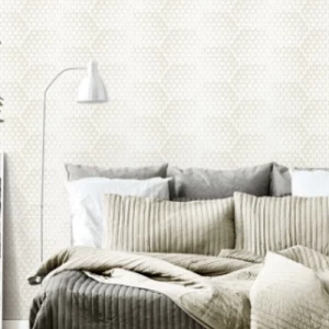 Modern Wallpaper 15.6m×106cm Beige Color | Luxury line
