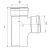 UPVC Plastic 87.5° Tee Diameter 50 mm, Length 174 mm, Grey Color | Cosmoplast Company - Image 2