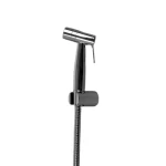 خلاط شطاف مصنوع من معدن ستانلس 304 ، مزود بلي (هوز) بطول 1.2 متر ، مقاومة ضغط 15 بار ، كروم ، مقاس 7.5 × 13.1 سم