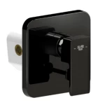 Single Lever Concealed Shower Mixer, Two Lines, Black Color
