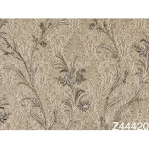 Floral Wall Covering Dark Beige 10m x 1.06m, Model 44420 | Balbaid Decor Company