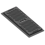 Cast Iron Gully Grating Size 1200×600 mm, Rectangular,  12.5 Tons Load  Gray Color | Saudi Cast Factory