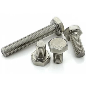 Full Thread Stainless Steel 304 Hexagon Bolt Size 6 mm Length 70 mm DIN 933 | AOBSCO