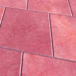 ألواح روكستايل، أبعاد 30×7.5 سم، ارتفاع 6 سم، لون احمر غامق | شركة الصريف