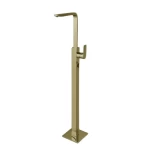 Floor Standing Bathroom Washbasin Tap 107.3×27.5×15.2 cm, Shiny Gold