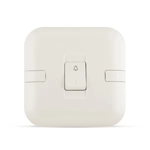 Bell Switch 10 Amp 1 Gang, White, 7x7 cm, 250V | Spectra