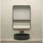 مراية حمام صيني، مستطيل، مقاس 50×70 سم