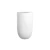 Fiberglass Flower Pot, Width 45 cm, Height 75 cm, Cylinder Shape, White Color
