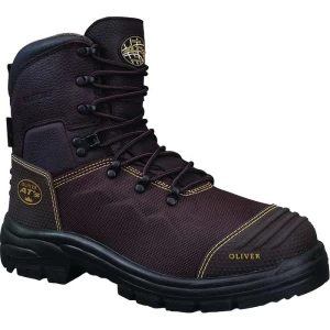 Oliver Work Shoes Brown Size 9 Lightweight 6 Inch Nubuck Leather Waterproof | Reda Safe