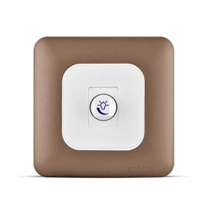 Push & Rotary Dimmer 500W, 220V, 1 Gang, 2 Way, Copper Color, 7x7cm | Spectra