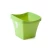 Plastic Flower Pot, Size 40×39 cm, Square Shape, green