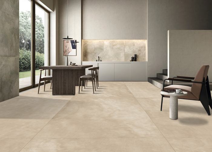 Indian Porcelain Floor Tiles 120×240 cm, Hazelnet Color, Peltec MT | Emaar Al Watan (EMAC)