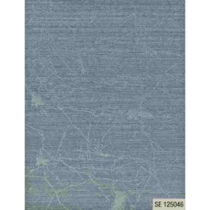 Italian Wallpaper Patterned Design Dark Blue, Size 10m x 0.73m, Model 125046 | Balbaid Decor Company