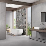 Porcelain Floor Tiles Dimensions 120x60  cm, Grey Color, Cementi Model