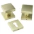 Separated Movable Door Handles, Gold Color