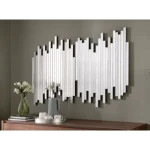 Decorative Mirrors Size 80x80x18 cm, Silver Color, Island Design