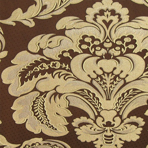 Russian Wallpaper Ducali Set 10 m² Beige with Brown Color, Product 3063-8 | 
