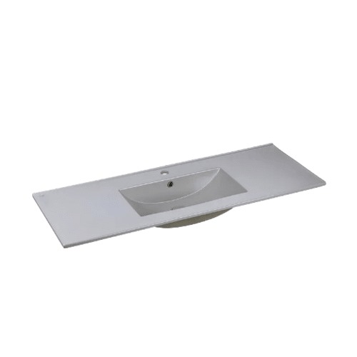 Porcelain Edge Basin 121×46.5×27 cm, Grey Color, Maze Model | Abyat Company