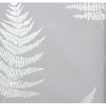 British Leaf-Patterned Wall Decoration Size 10m x 0.53m, Grey  Color, Model 32448