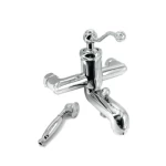 Shower Mixer, Chrome Color, Size 19×20 cm