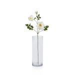 زهور صناعية للزينة، طول 73 سم، لون كريمى