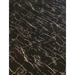 Glossy Marble Alternative Panels, color black with brown veins, model A031, size 290x122 cm