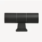 Single Cylinder Wall Light, Black Color, Size 6.5 x 6.5 x 25 cm