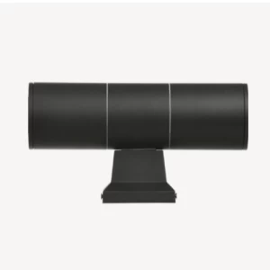 Single Cylinder Wall Light 6.5 x 6.5 x 25 cm, Black Color | Abyat Company