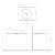 Over Counter Top Wash Basin 40x40x40 cm, Off White | Saudi Ceramics - Image 2
