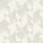 Vinyl Wall Decoration, Wavy Design, Size 15.6m×106cm, light beige Color 