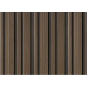 Synthetic Wood Alternative Size 2.80 x 20 cm Brown Color | 1255