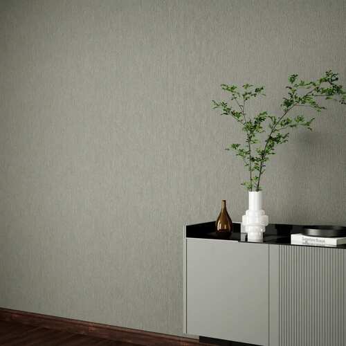 Plain Design Wall Decoration 10m x 50cm, Light Grey Color | 