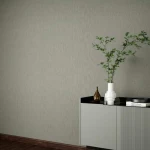 Plain Design Wall Decoration, Size 10m x 50cm, Light Grey Color