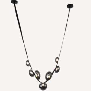 Jian Ceiling Light 40 x 20 x 20 cm Gray Color | Abyat Company