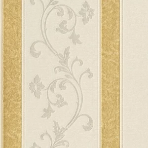 Striped Wall Covering 10m x 0.73m Pale Beige, Model 7036 | Balbaid Decor Company