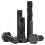  Black Hexagonal Bolt, UNC Grade 5 Size 5/8×9   inch      