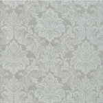 ورق جدران تصميم كلاسيك لون رمادي، طول 10 م، عرض 0.53 م