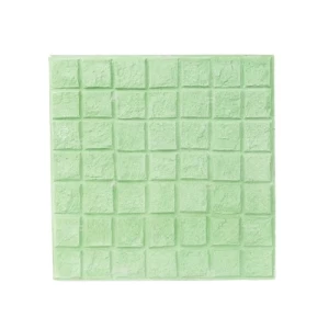 Cement Decorative Tile Stone Design 40×40 cm, Thickness 4 cm, Light Green | Al Sarif Building Materials