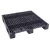 High-Density Polyethylene Plastic Pallet, Size 1200x1200x150 mm, Dark Gray Color, Model BRRBZ