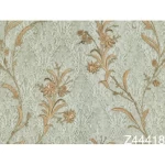  Wall decoration floral design, size 10 m x 1.06 m, green color, model 44418