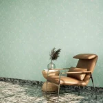 Patterned Design Wallpaper, Size 10 mx50 cm, light green Color