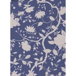 Floral Wall Covering Blue Color 10m x 0.53m, Model 32332 | Balbaid Decor Company