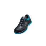 Safety Sports Shoe UVEX 2 BOA, Puncture resistant, Size 43, black×blue Color, width 10, Puncture resistant, Heat resistant up to 120°C