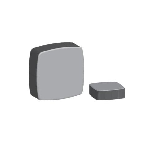 CLASSICO Interlock Pavement Tiles Square Shape, Thickness 60 mm, Gray | Opal United Factory For Concrete Products